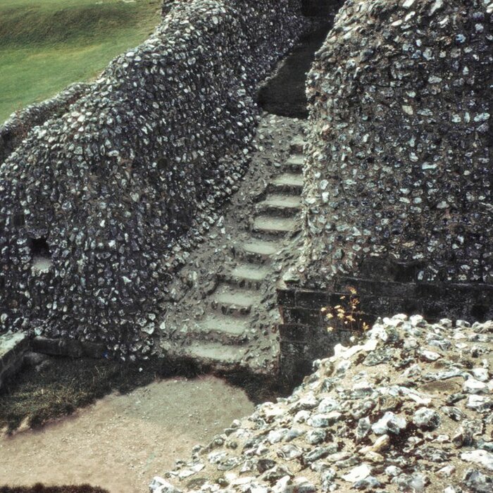 The ruins at Old Sarum, Salisbury, Photographed by Nancy Holt in 1969 © Estate of Robert Smithson, VAGA, New York/DACS, London 2012