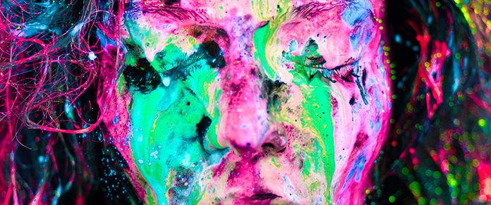 Fotografias feitas com a luz neon