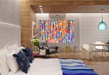 Quadros coloridos para sala e quarto