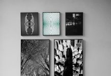 Quadros em P&B para decoração