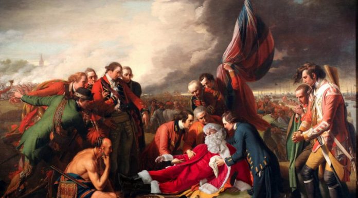 Papai Noel invade os clássicos