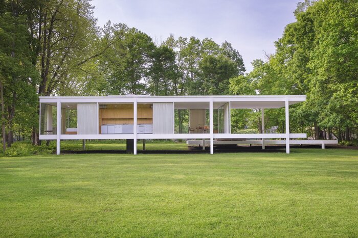 "The Farnsworth House" de Ludwig Mies van der Rohe
