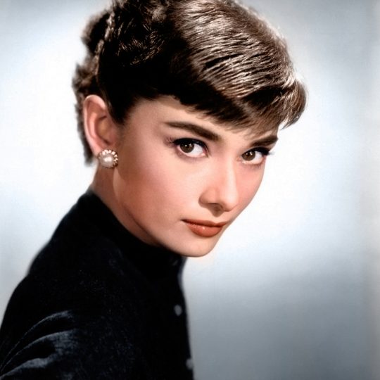 Audrey Hepburn in Black