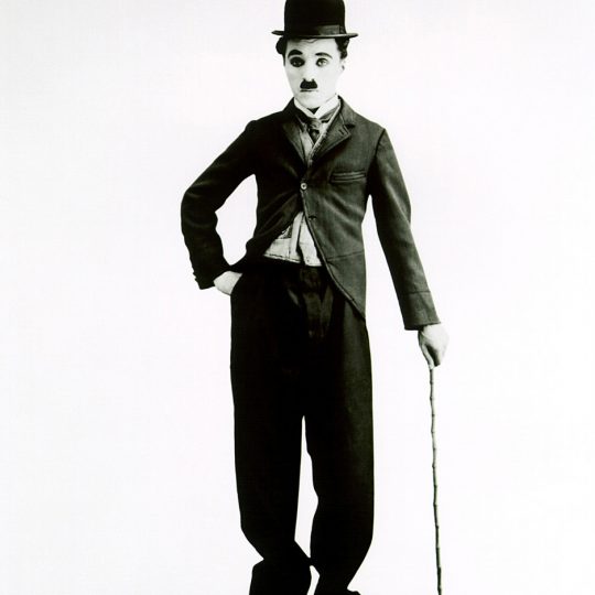 Chaplin em Fundo Branco