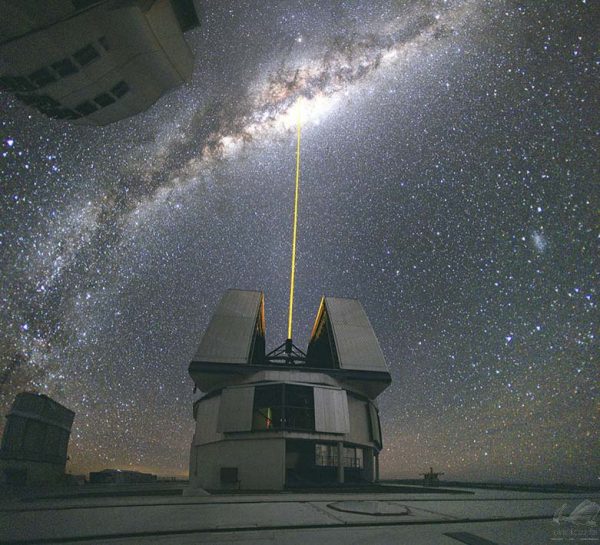 Laser no Centro da Via Láctea